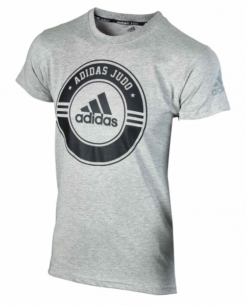 ADIDAS T-Shirt Combat Sport Judo grau-schwarz S