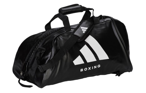 Adidas 2in1 Bag &quot;Boxing&quot; black/white PU, adiACC051B