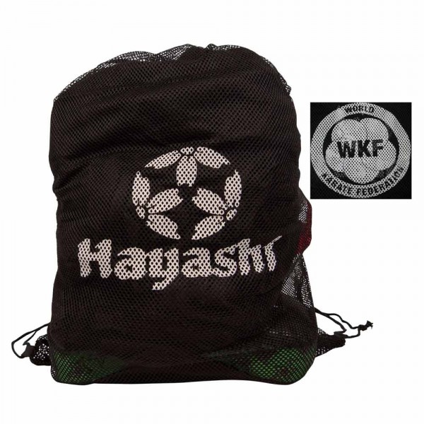 Hayashi Mesh-Bag „WKF“ - 70 cm x 65 cm, schwarz