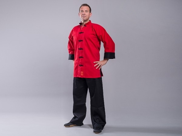 Kung Fu Jacke SHAOLIN II rot