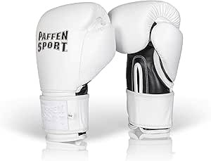 Paffen Sport Pro Klett Boxhandschuhe für das Sparring weiß