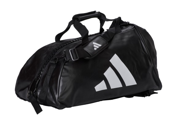 Adidas 2in1 Bag Combat Sports black/white PU, adiACC051 L